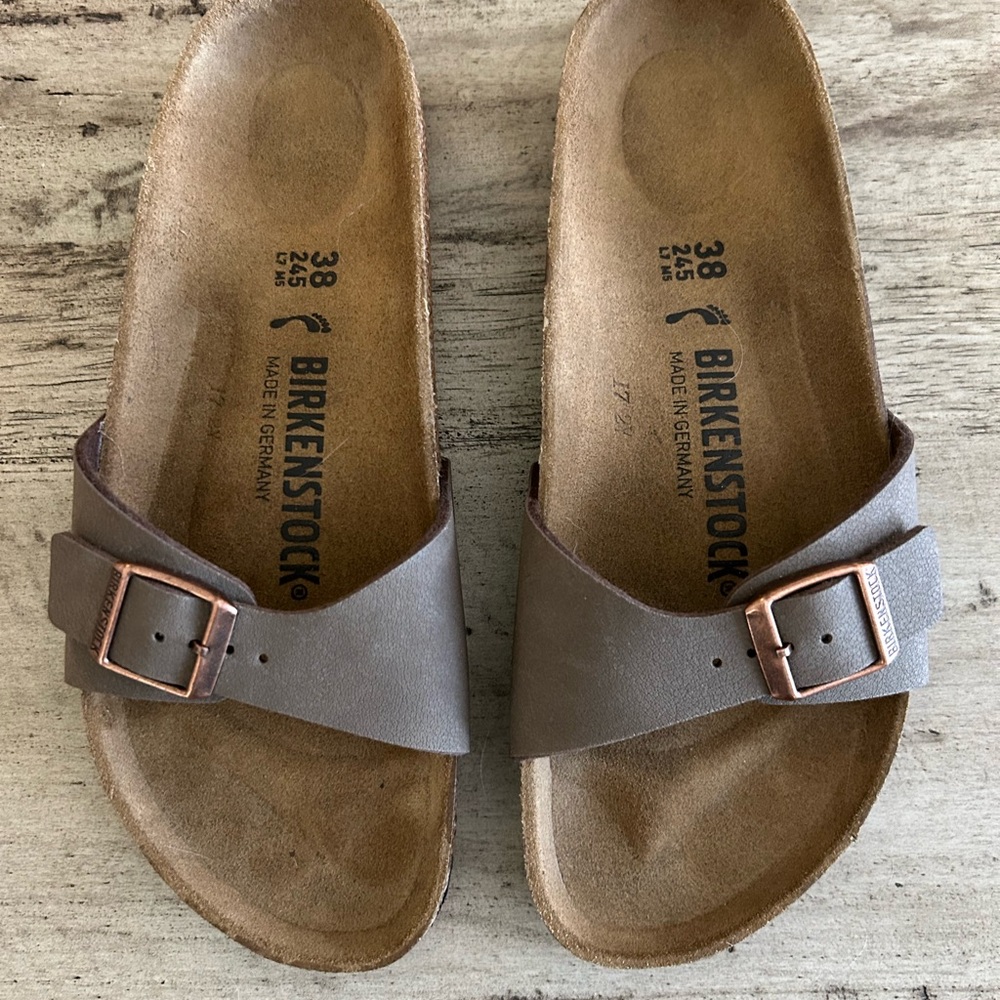 Birkenstock Brown Sandals with Buckle